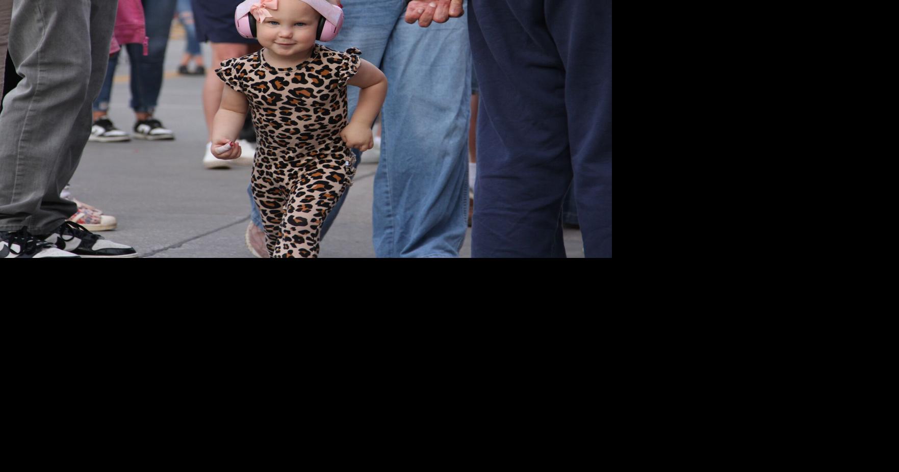 Toddler with ear protection