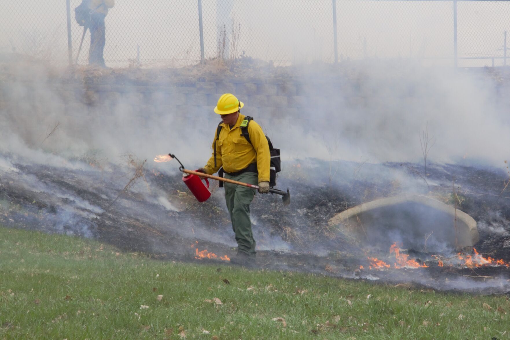 Rapid City Fire Department conducts controlled burn to reduce wildfire ...