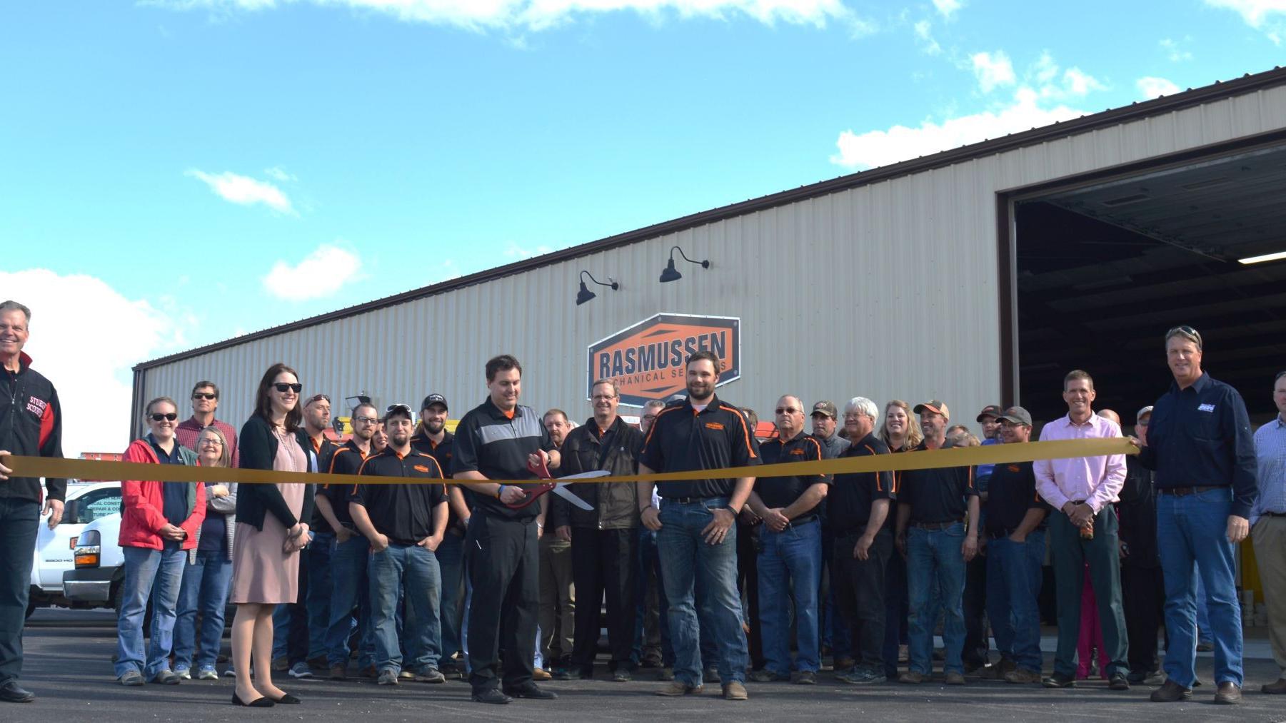 Rasmussen Mechanical Cuts Ribbon On New Sturgis Facility Sturgis Rapidcityjournal Com