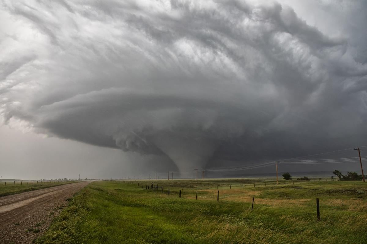 Tornado Pictures Real tornado in Wray ,Colorado on May 7th 2016 .An