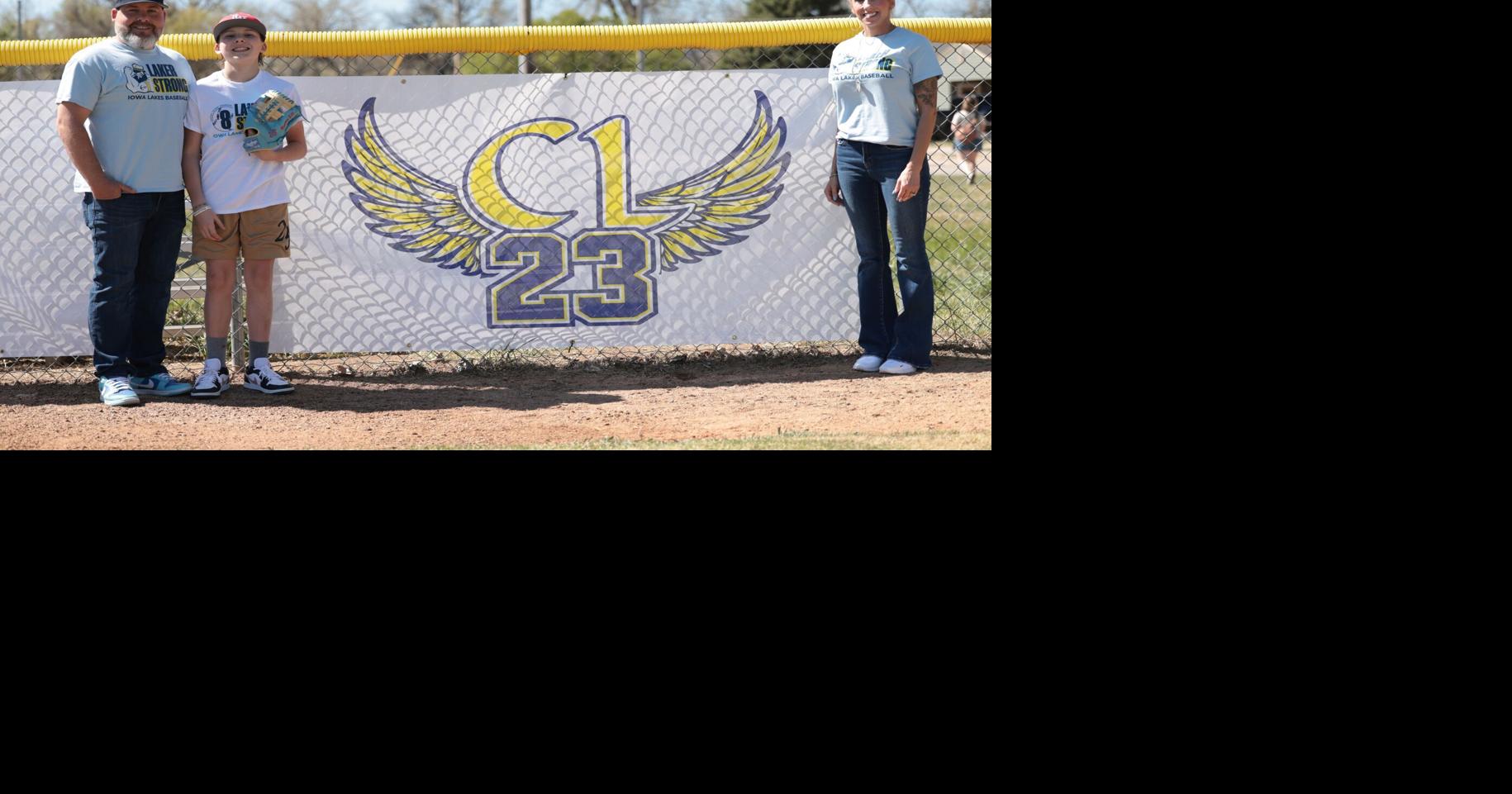 Graham Johnson honored his late brother, Carter 'Tater' Johnson, with a strike