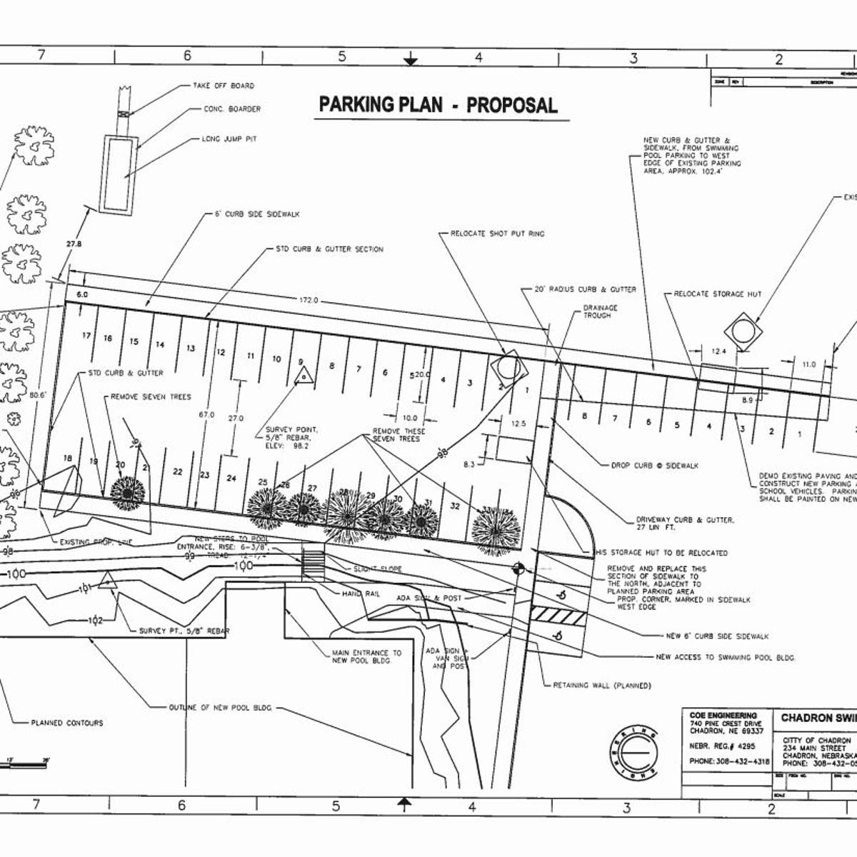 Pool Parking Plan Debuted Monday Night Chadron Rapidcityjournal Com