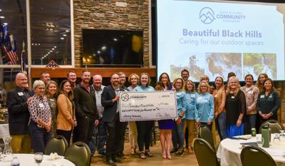 BHACF Beautiful Black Hills Grantees at Mount Rushmore on Oct. 8