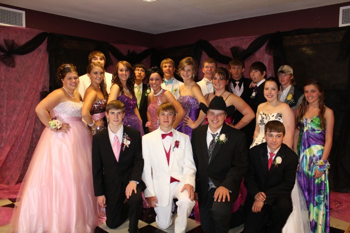 black tie prom