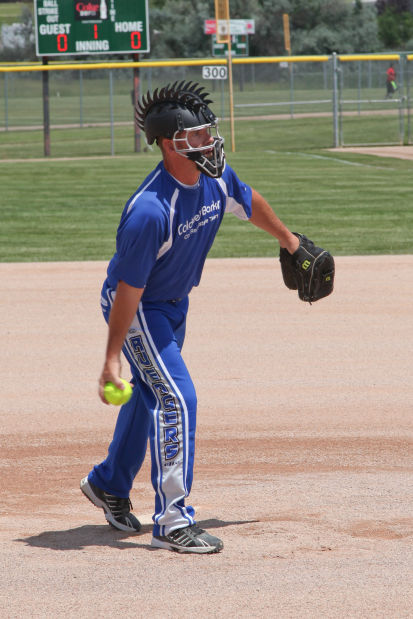 slow pitch pitching helmet