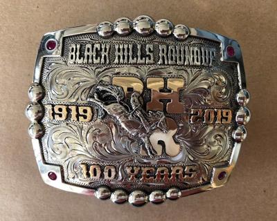 Roundup commemorative buckle