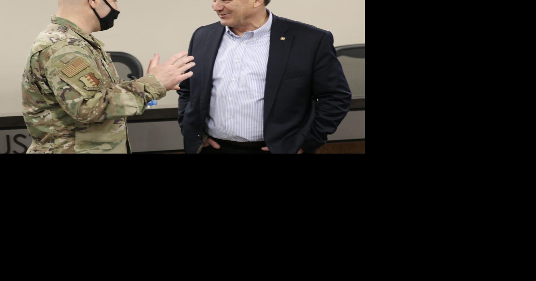 Sen. Mike Rounds meets with Ellsworth AFB, Box Elder leaders