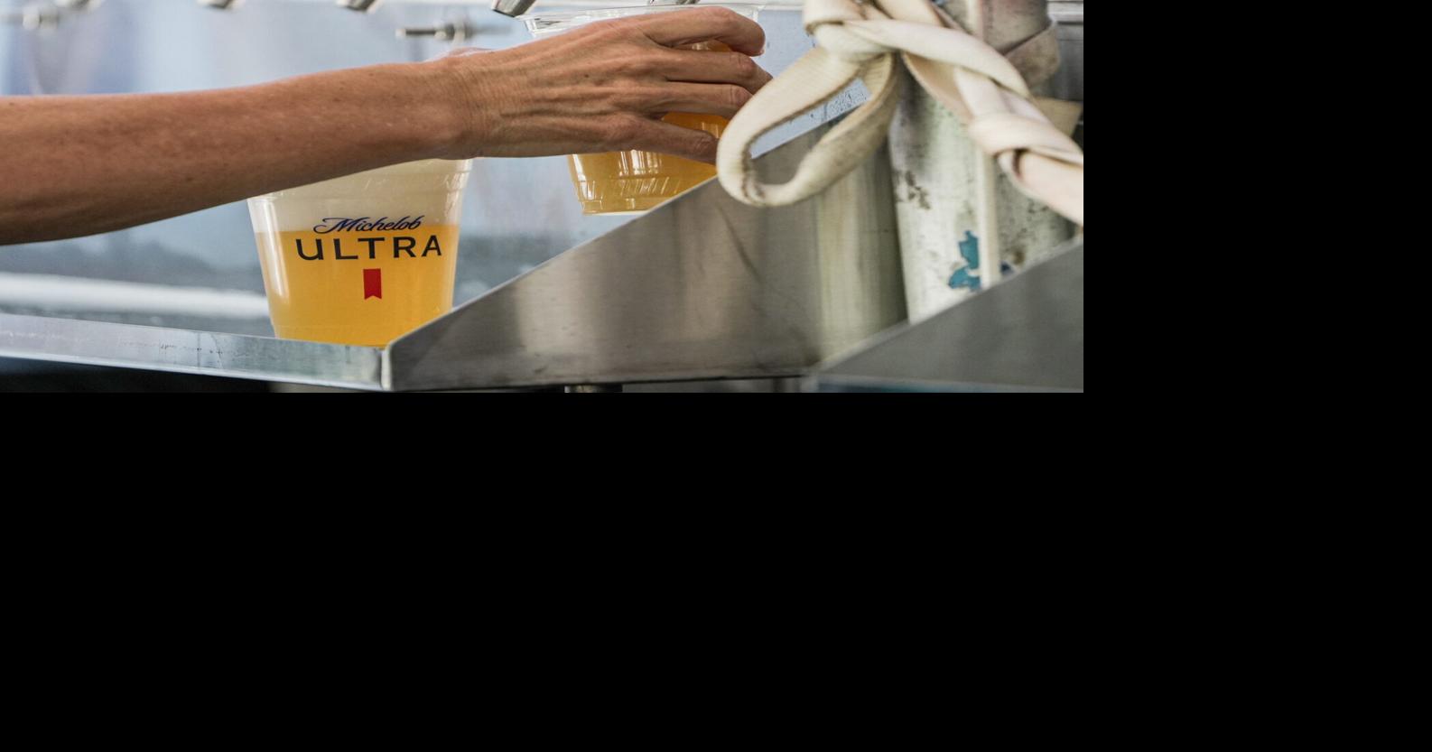 Beer served to those with an alcohol wristband during the Greenville Jazz Fest in downtown Greenville, S.C. Friday, June 12,
