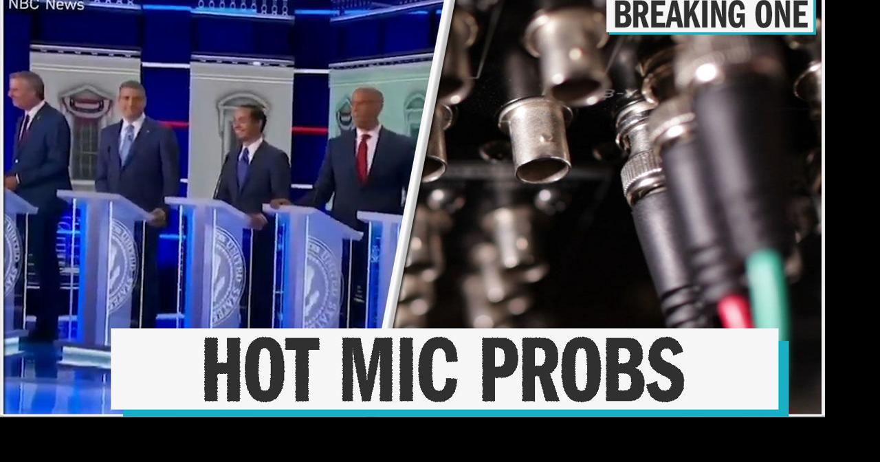 Democratic debate's major mic issues got some laughs last night(00)