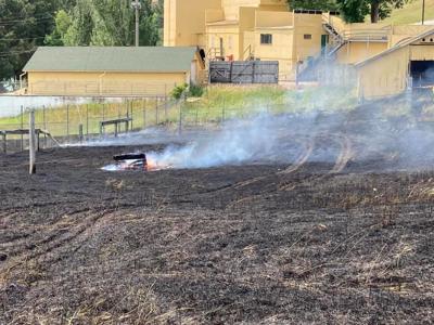 Passion Play Spearfish fire