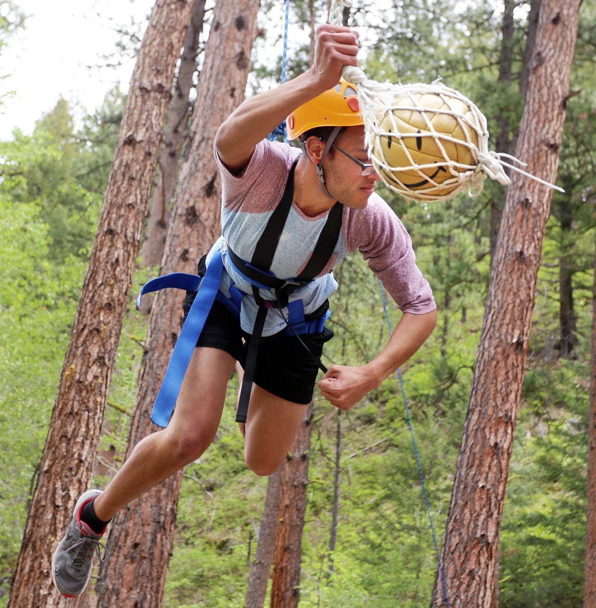 On the ropes RAC grant improves Trapper Creek Job Corps ropes course