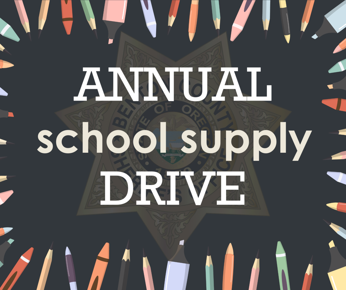 Benton County Sheriff’s Office Hosts School Supply Drive