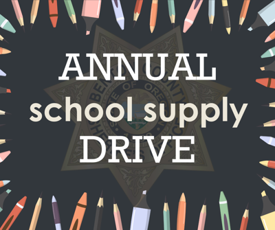 Benton County Sheriff’s Office Hosts School Supply Drive