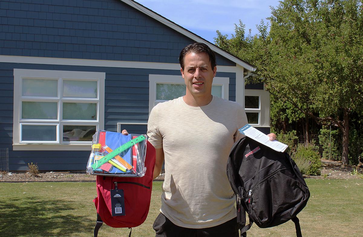 WMMHC Ryan Wetzel and backpacks