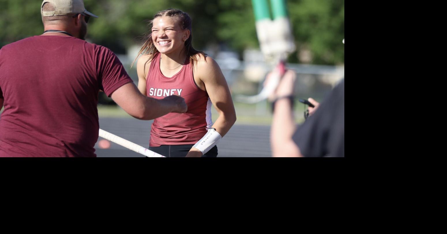 State A track: Five records, including a pair of all-class marks, go down on first day