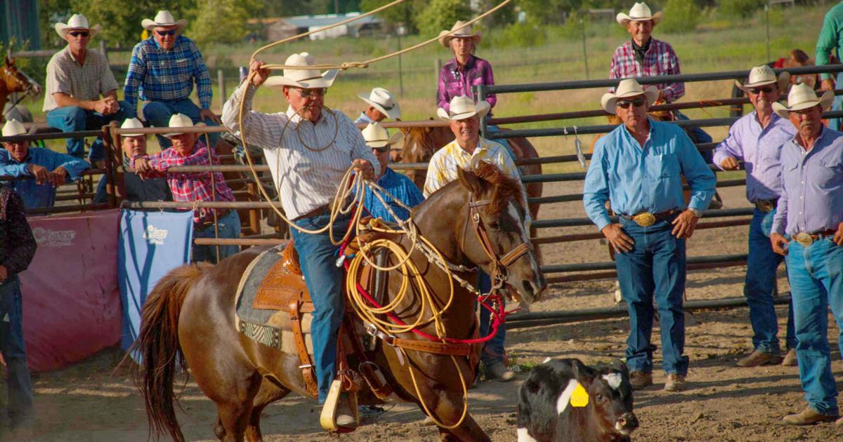 Older cowboys show 'em the ropes at Senior Pro Rodeo