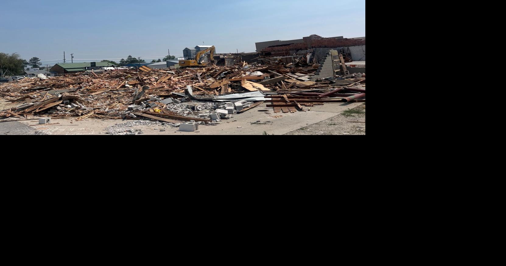 Cannery building demoed to make way for new Stockman Bank building in Hamilton
