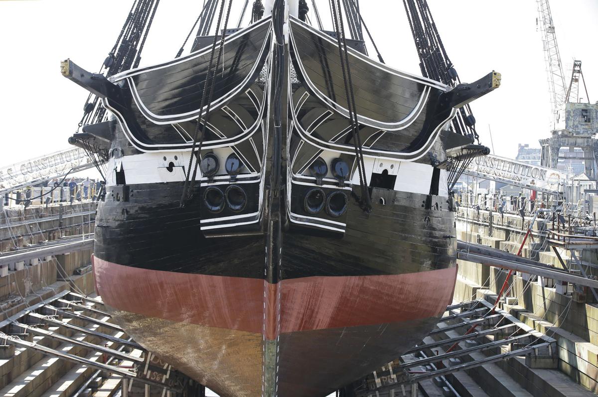 Photos 'Old Ironsides' returns to the sea National News