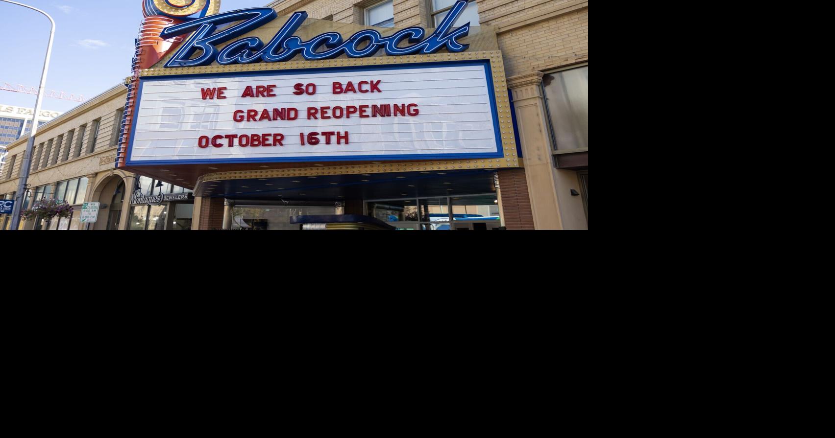 The Babcock Theater will reopen — for good — on Friday