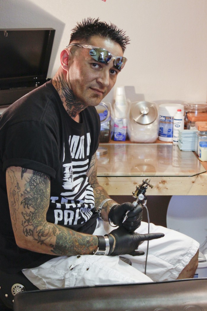 black ink tattoo shop