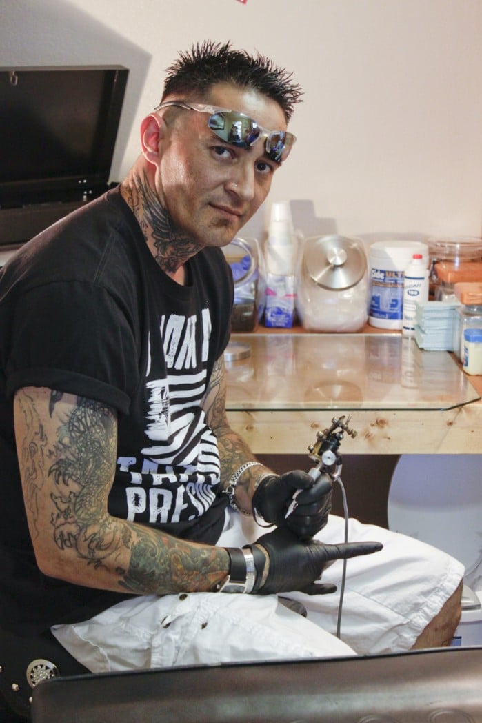 black ink tattoo shop