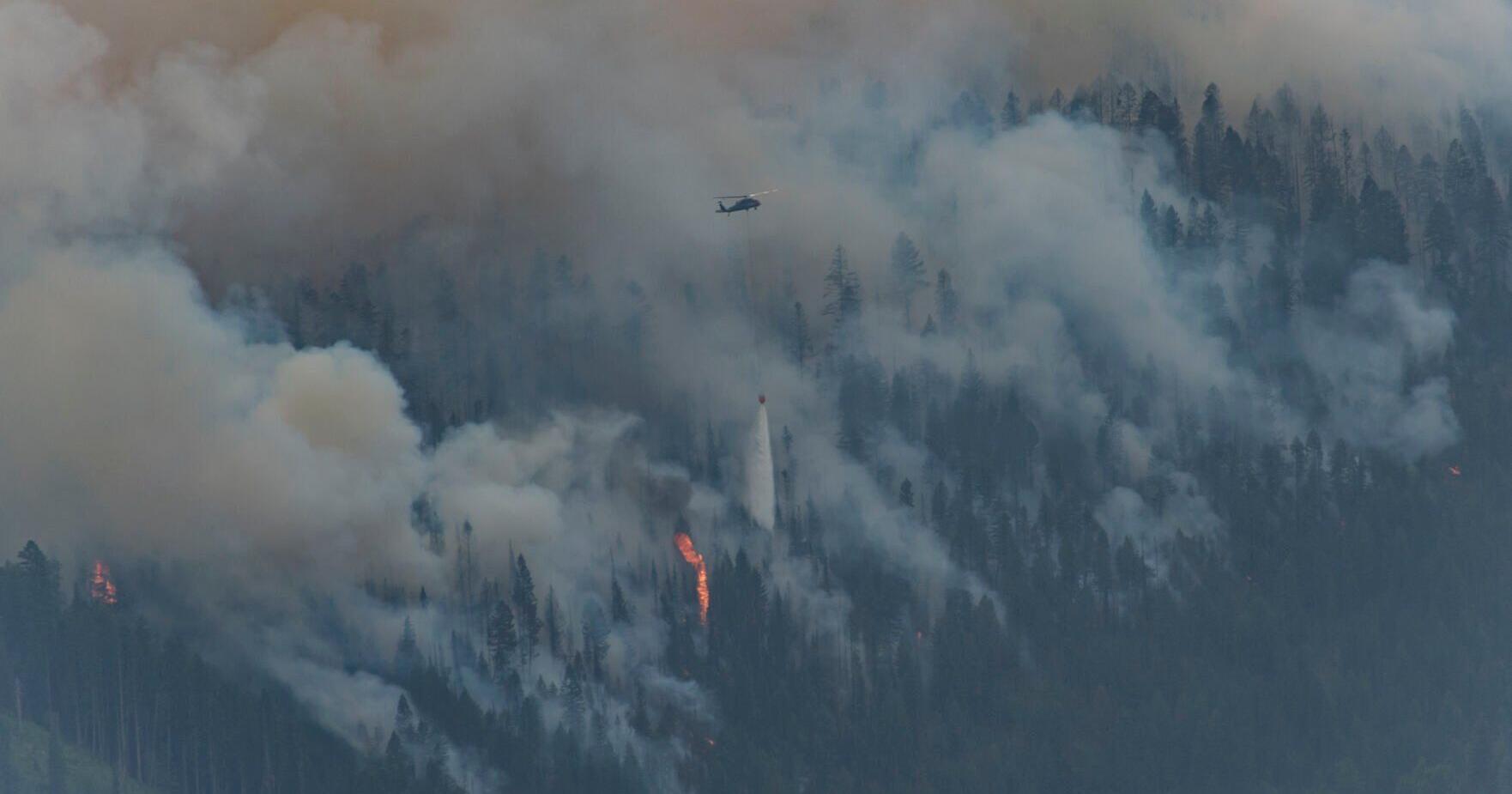 Update: Colt fire smoke spreads, red-flag warning issued - Vimarsana News