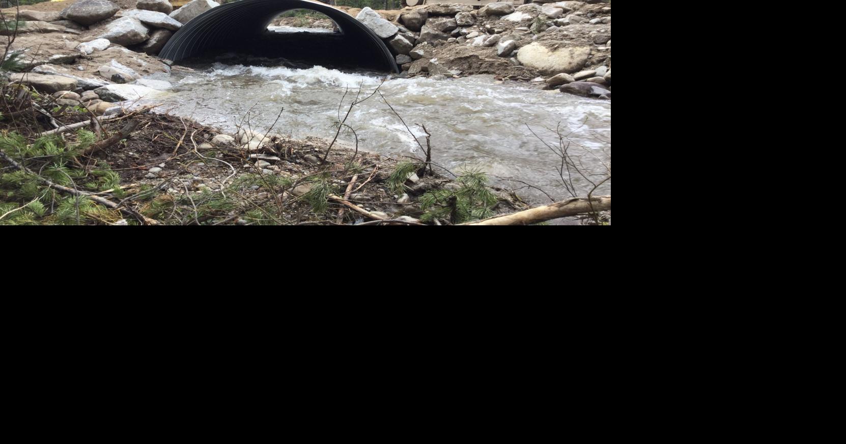 Needle Creek culvert replacement, road closure