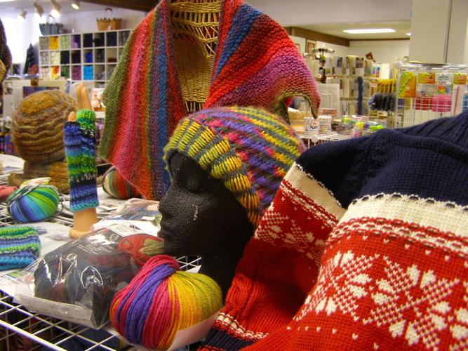 The Yarn Center Hamilton shop caters to knitters of all ages