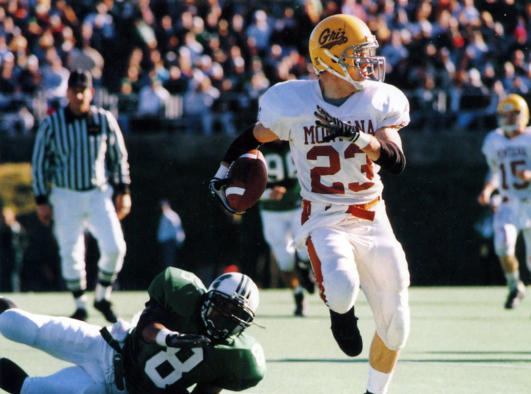 Joe Douglass, No. 23, in the 1995 national title game