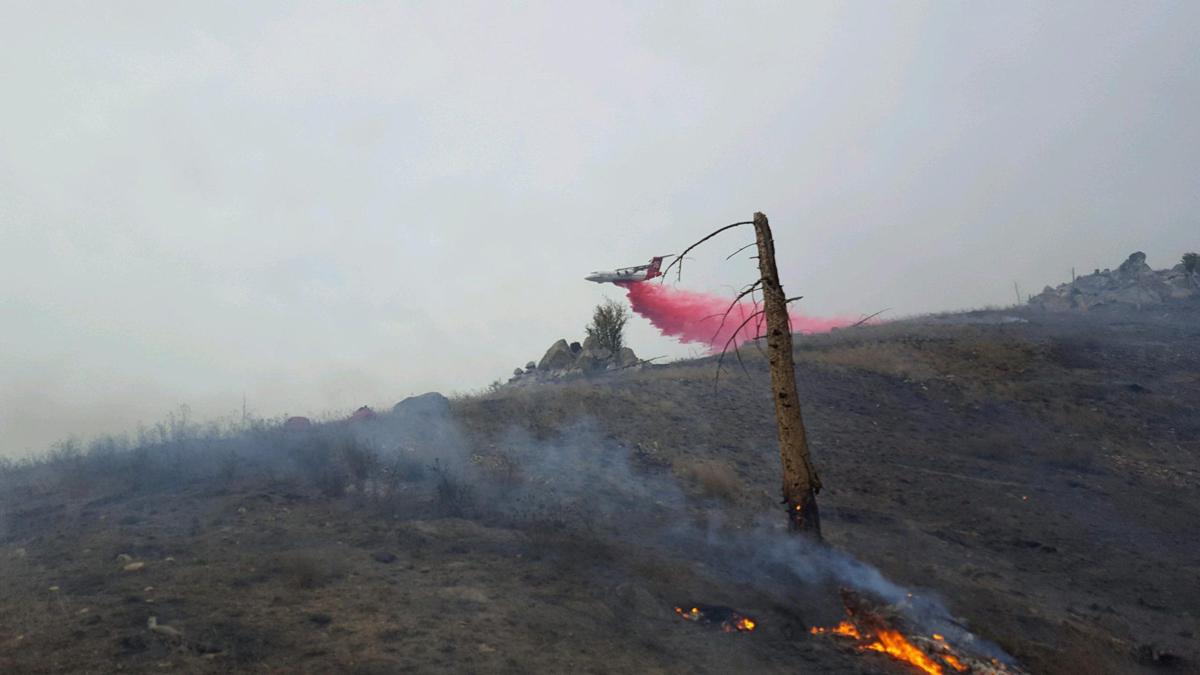 Lawrence Gulch fire contained