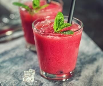 Refresh With a Watermelon Cherry Slushie
