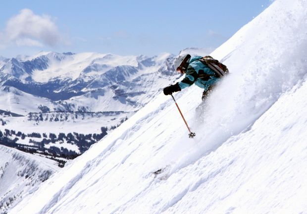 Skiing Under The Moonlight