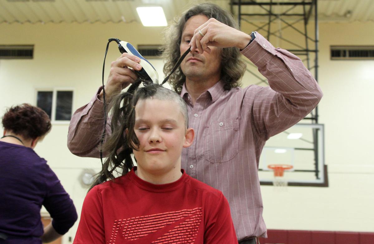 florence school and community donate hair to cancer patients
