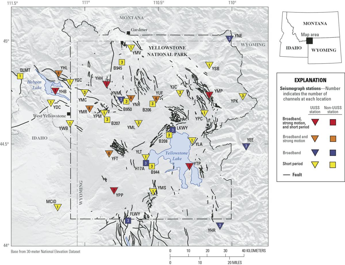 Yellowstone seismic network
