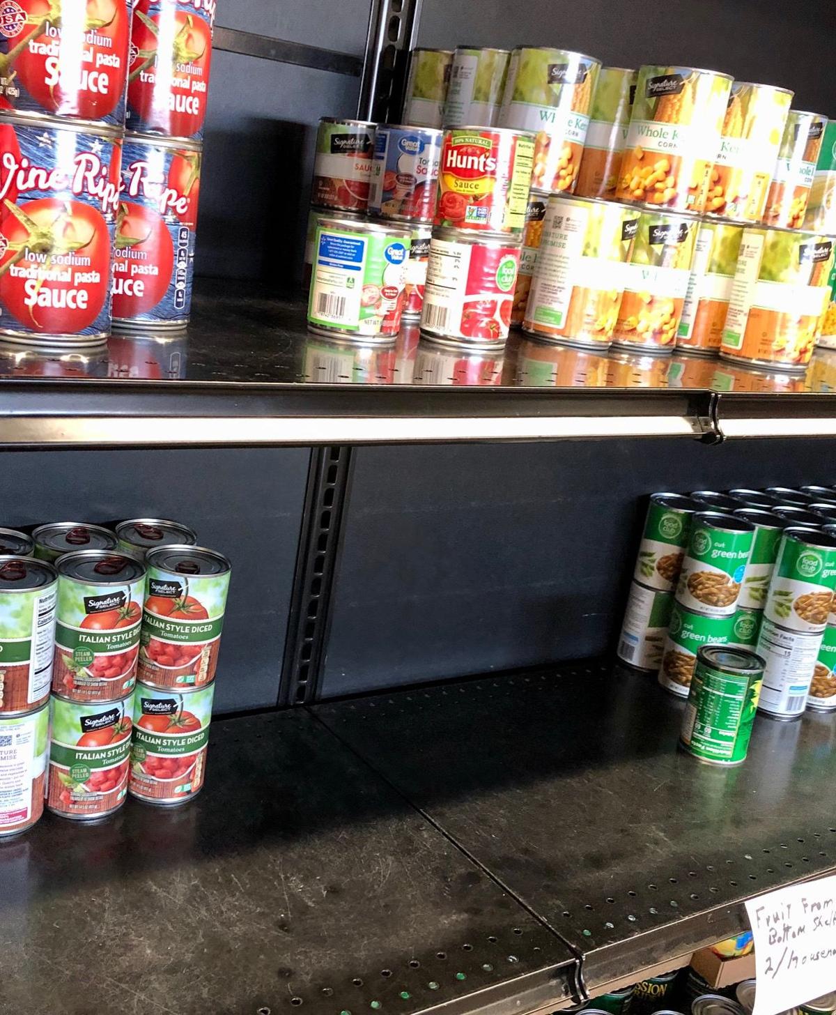 Help restock food pantries' shelves in postholiday lean weeks Food