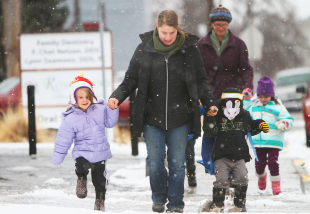 Feature photo: Walking through the falling snow | Local News ...