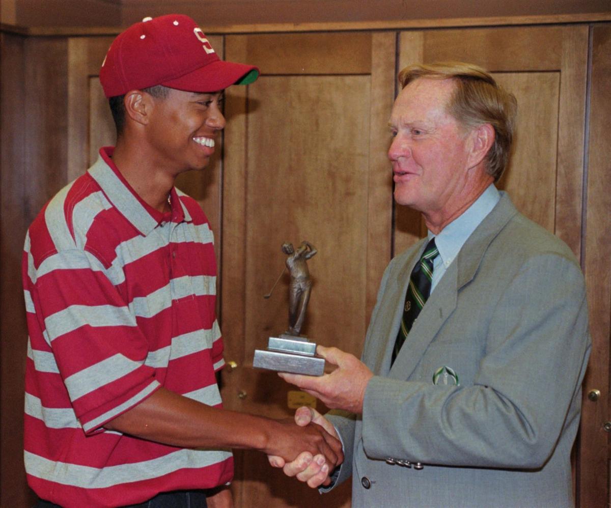 1998: Tiger Woods, Jack Nicklaus