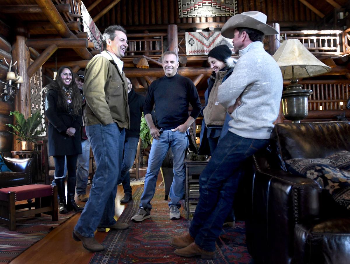 Costner Hosts Bullock On The Set Of Yellowstone Local News Ravallirepublic Com