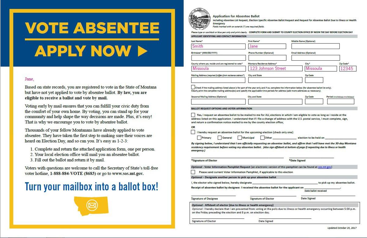 Absentee ballot mailer causes confusion among voters