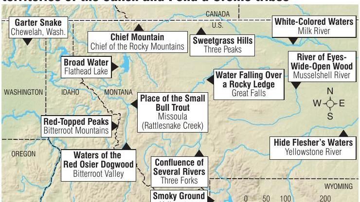 Salish Place Names In Aboriginal Territories Of The Salish Pend D Oreille Tribes Ravallirepublic Com