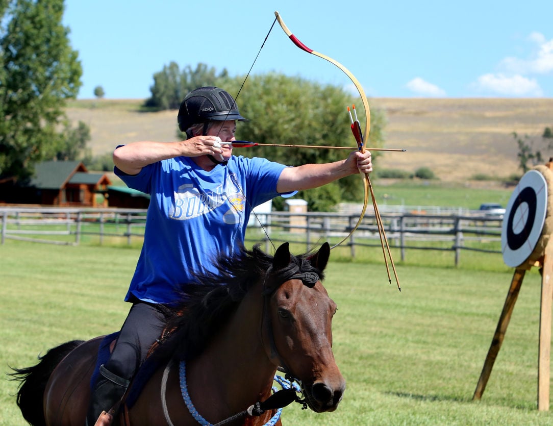 Mounted archery: Competitors gather at Hamilton ranch for weekend ...