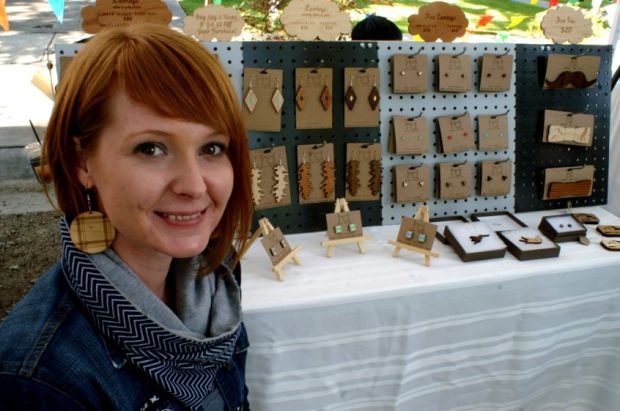 Local Artist Sells Laser-cut Jewelry At Farmers Market 