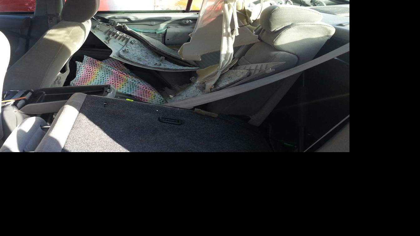 Bear Destroys Car After Getting Trapped Inside Looking For Food Local News Ravallirepublic Com