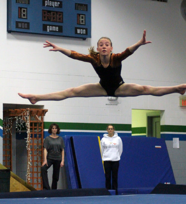 Local gymnasts finish strong