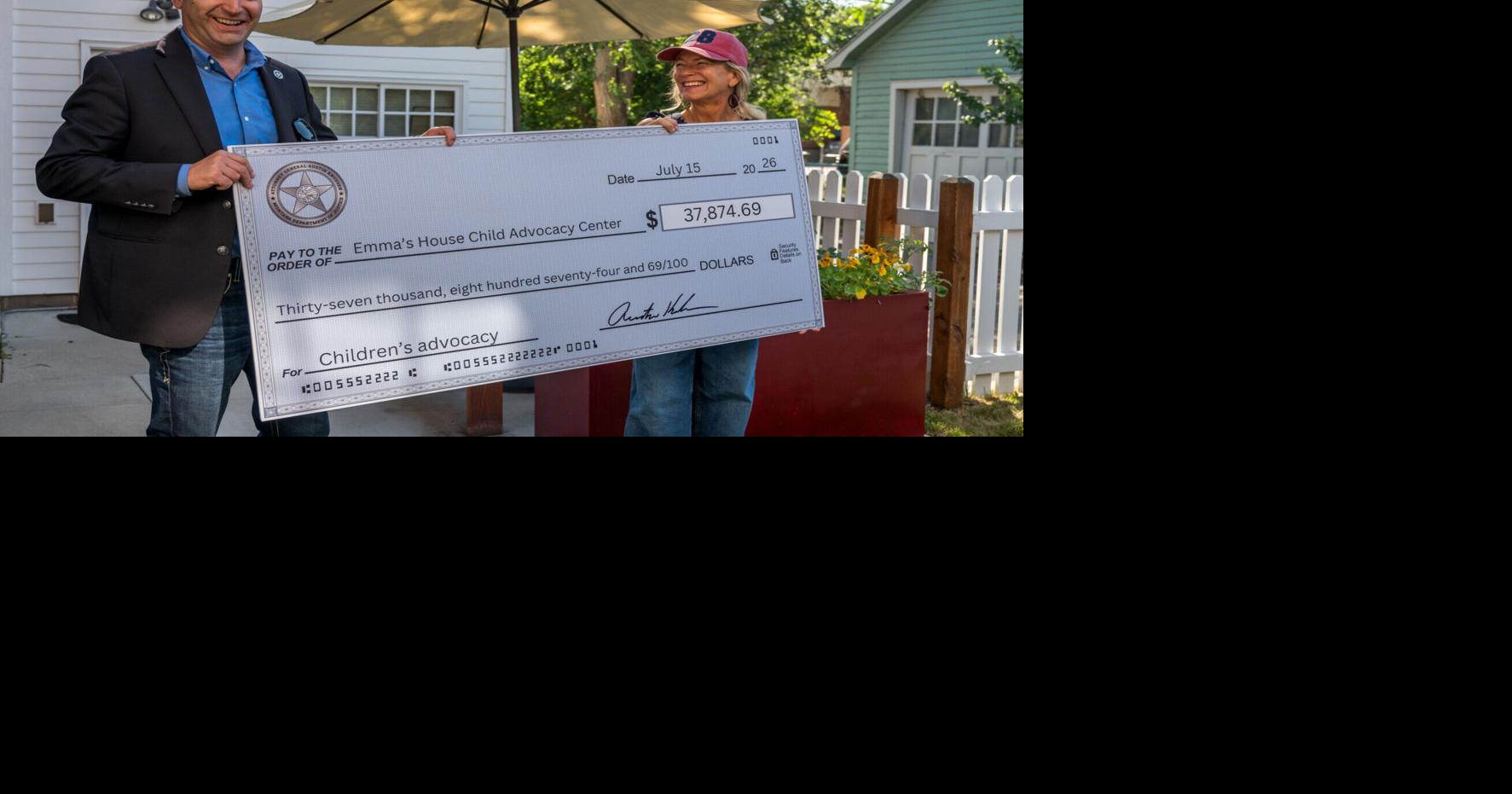 ‘Amazing asset’: MT attorney general delivers $38K check for Hamilton Child Advocacy Center