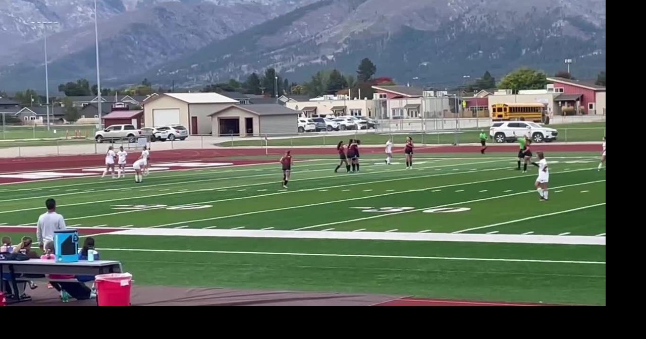 Hamilton senior Anna Lewis scores with assist from freshman Isa Neal in Saturday's home match against Loyola