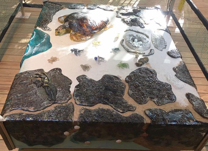 Bitterroot Audubon Cycle of Life glass sculpture