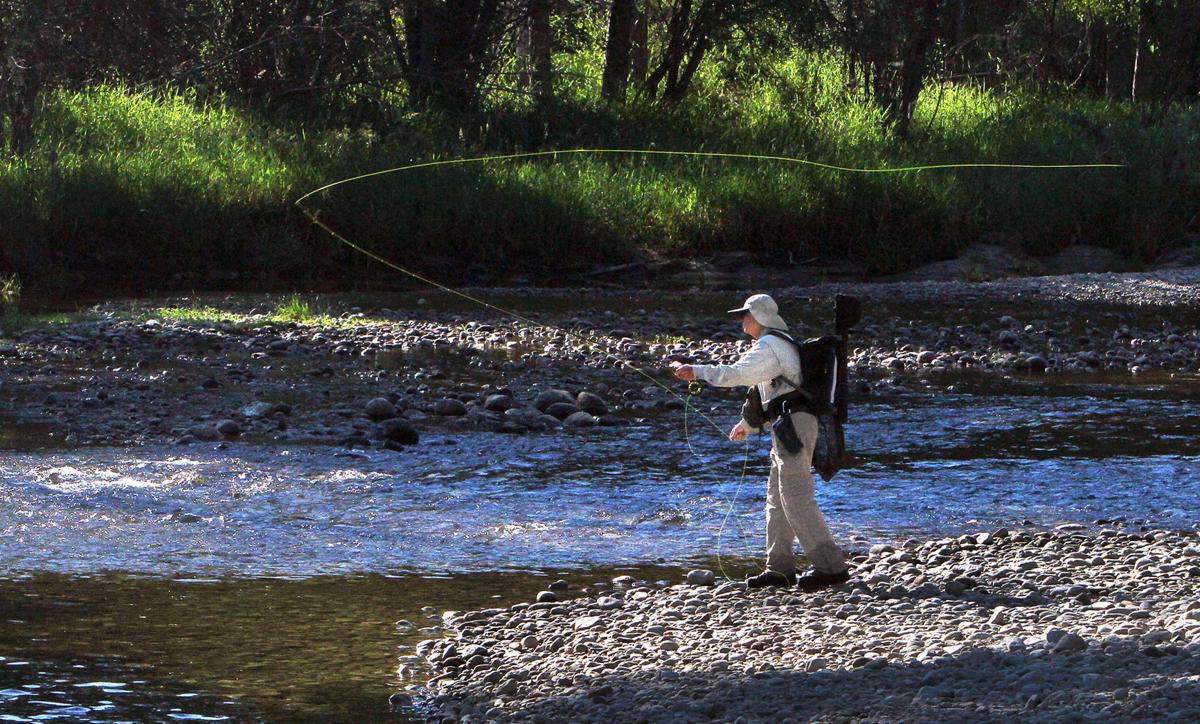 Fly fishing on the Bitterroot River
