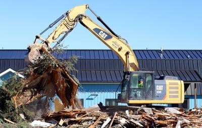 Old animal shelter comes down in Hamilton