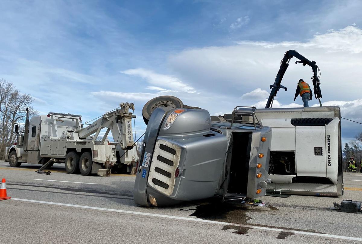 Righting a flipped Semi